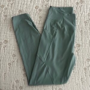 Sage Green High-Waisted Leggings